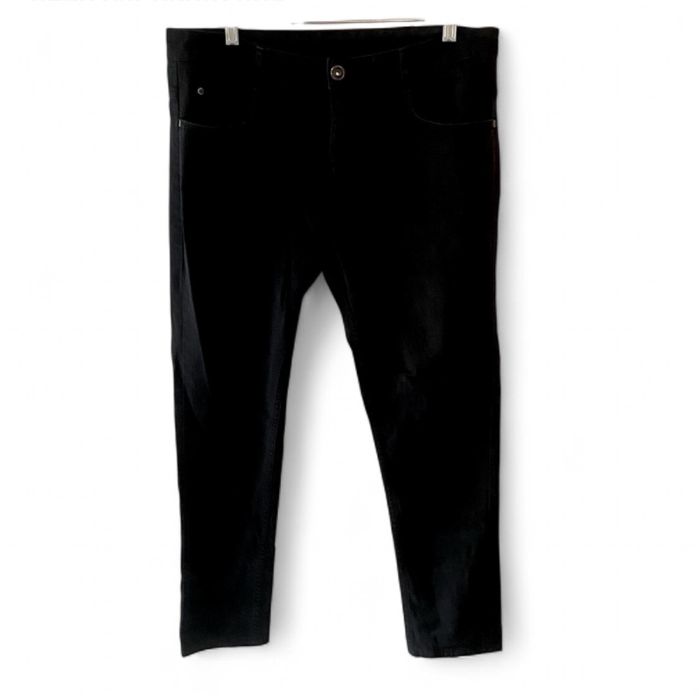 ZARA BLACK REGULAR FIT CLASSIC NEUTRAL PANTS SIZE 32